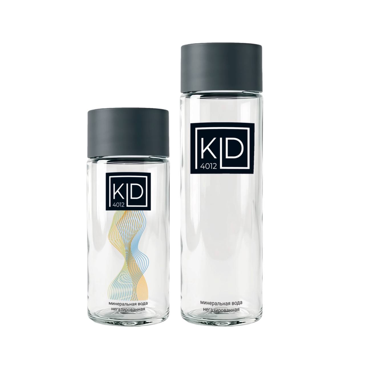 Две бутылки минеральной воды KLD4012